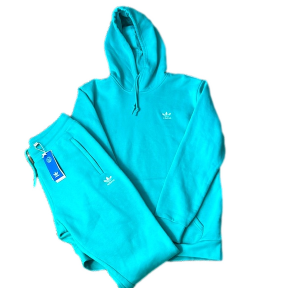 adidas Originals Tops - ADIDAS turquoise original Sweatsuit
